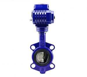 Wholesale DN1200 Industrial Control Valves Ductile Iron Wafer Type Epdm Butterfly Gearbox from china suppliers