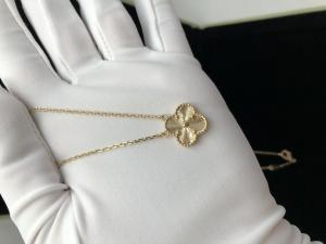 Wholesale VCARP4KL00 42cm Chain 18K Gold Necklace Vintage For Girlfriend from china suppliers