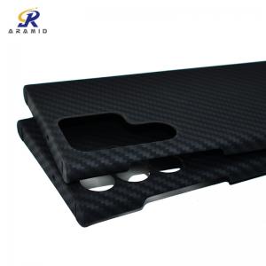 Wholesale 0.65mm Thickness Ultra Thin Matte Samsung S22 Aramid Fiber Kevlar Phone Case from china suppliers