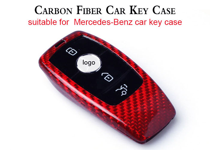 Wholesale SGS Approved Anti Scratch Carbon Fiber Car Key Case For Benz from china suppliers