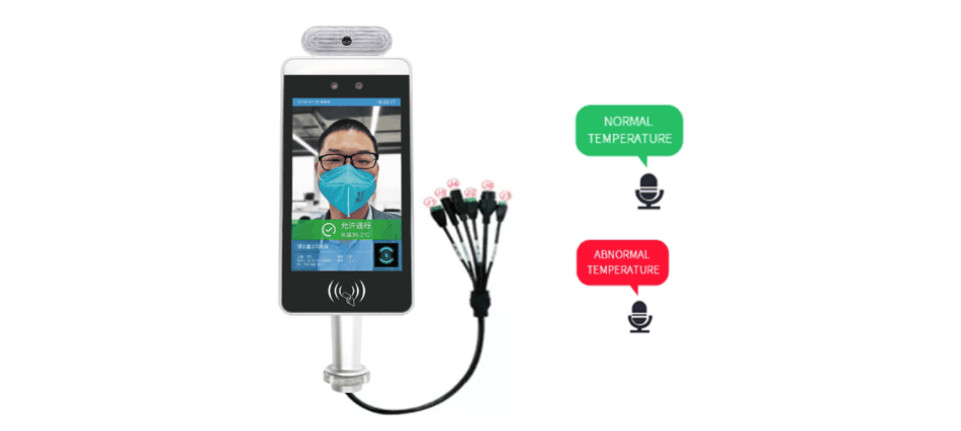 Wholesale FCC 80cm Face Recognition Temperature Measurement 300ms from china suppliers