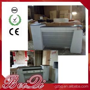Wholesale Used Beauty Salon Furniture Front Desk Cheap Checkout Counter Luxury Reception Table from china suppliers