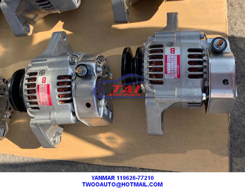 Original Alternator Auto Engine Parts Yanmar R55-9 R60-7 O119626-77210 101211-2951