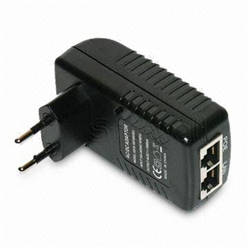 Wholesale Wall Mounted 48V 0.5A POE Adapter EU / US / plug 24W AC Power Adapter RJ45 from china suppliers