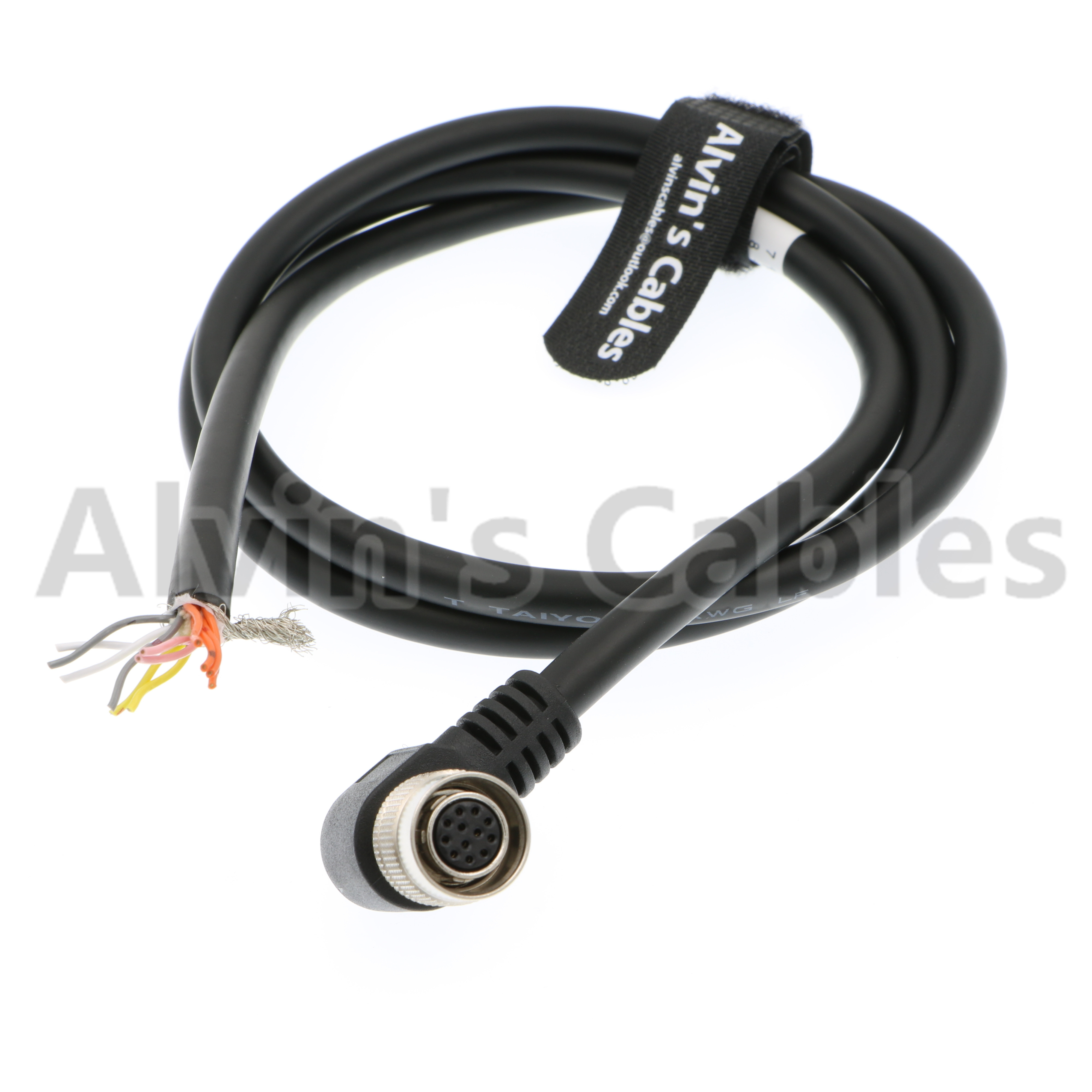 Wholesale 12 Pin Hirose Right Angle Female to Open end Shield Coaxial Cable for Sony Basler Cameras from china suppliers