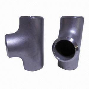 Wholesale Stainless Steel Pipe Tee Fitting, Meets ANSI, BS, En, DIN, JIS and GB Standards from china suppliers