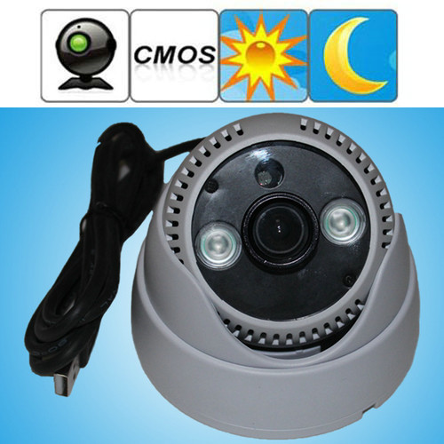 Wholesale K902 Double Lamp Array IR Night Vision Mini Dome 1/4&quot; CMOS CCTV Surveillance TF DVR Camera from china suppliers