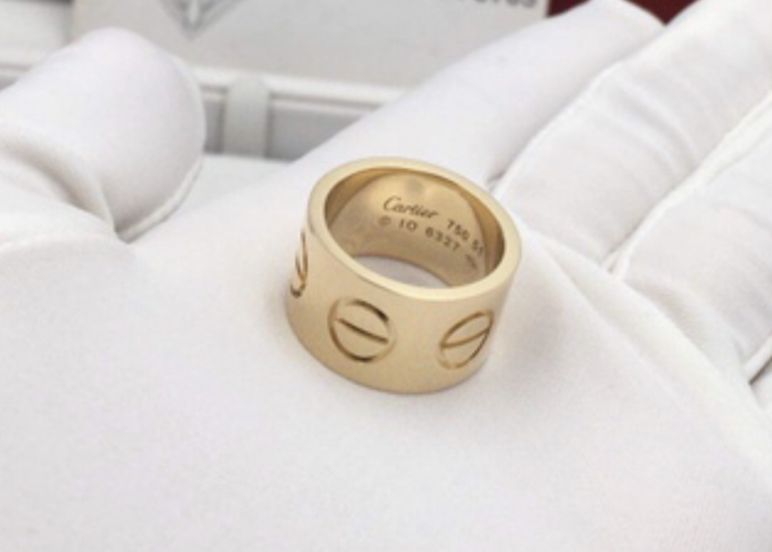 Wholesale Fashionable Love Thick Ring 18K Gold Jewelry 18K Thick Gold Band Ring from china suppliers
