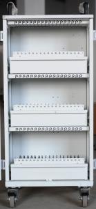 Wholesale Easy Unload White Beautiful Apple Ipad Cart 54 Units Durable For Bank / Office from china suppliers