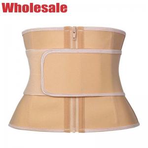 Wholesale Single Belt Abdominal High Compression Zipper Waist Trainer For Small Torso from china suppliers