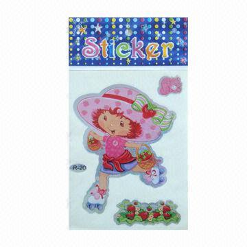 Buy cheap Characters laser stickers/adhesive stickers, various designs and sizes are from wholesalers