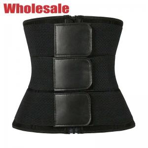 Wholesale Black Hollow Body Sculpting Elastic Three Band Waist Trainer For Love Handles from china suppliers