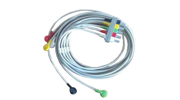 Wholesale Reliable Philips 5 Lead Ecg Cable M1635A CLIP End IEC Cables De Ecg from china suppliers