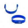 Buy cheap OEM eco - friendly silicone USB bracelet LOGO Usb Wristband 4GB - 16GB flash from wholesalers