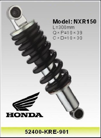 Wholesale Honda NXR150 Motorcycle Shock Absorber , 52400-KRE-901 300MM Motor Rear Shocks from china suppliers