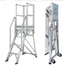 Wholesale Industrial Aluminum Step Platform , Aluminium Access Platforms With Wheels from china suppliers