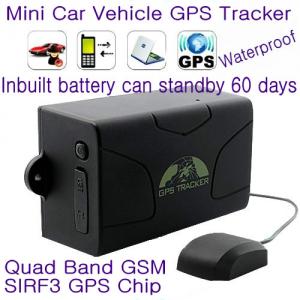 Wholesale GPS104 Waterproof Car Truck Vehicle GPS SMS GPRS Tracker Cut-off oil & engine remotely 6000mAh Battery for 60day Standby from china suppliers