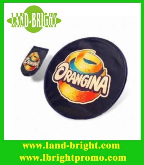 Wholesale 2013 customized foldable frisbee/fan with a pouch from china suppliers