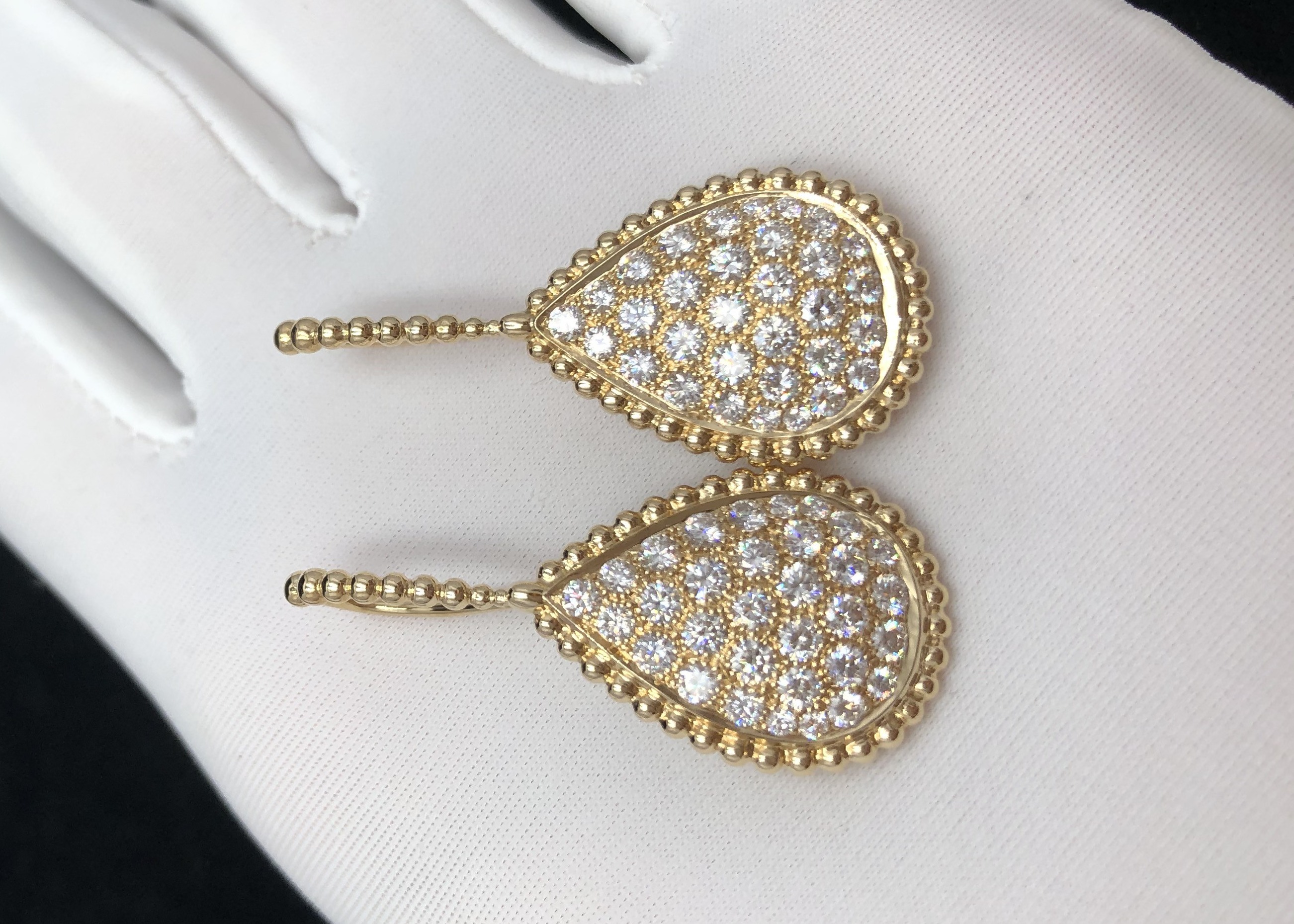 Wholesale Boheme 18K Gold Diamond Earrings from china suppliers