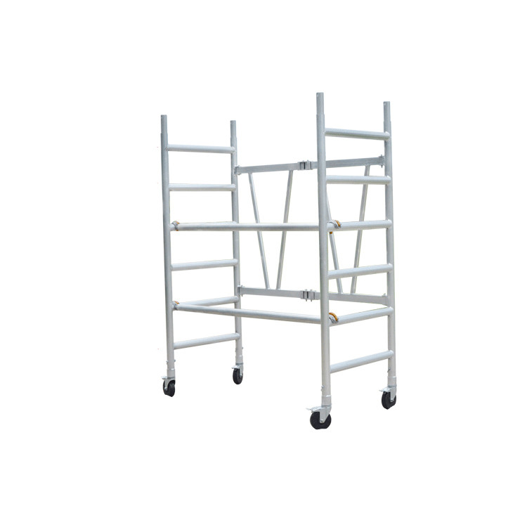 Wholesale Mini Folding Scaffold Tower , Aluminium Mobile Scaffold Platform 2.9m Height from china suppliers