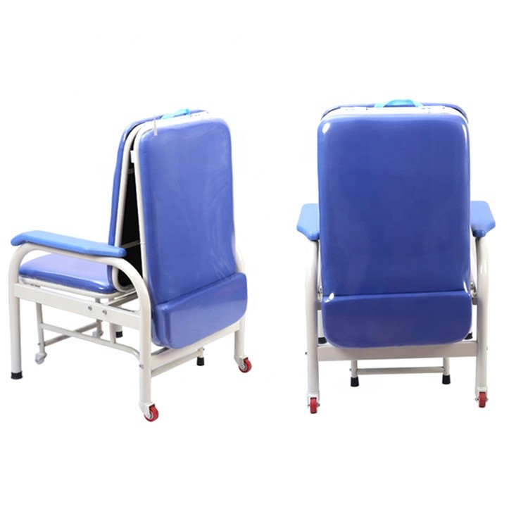 Wholesale Aluminum Alloy Hospital Folding Chair Bed , Medical Accompany Chair from china suppliers