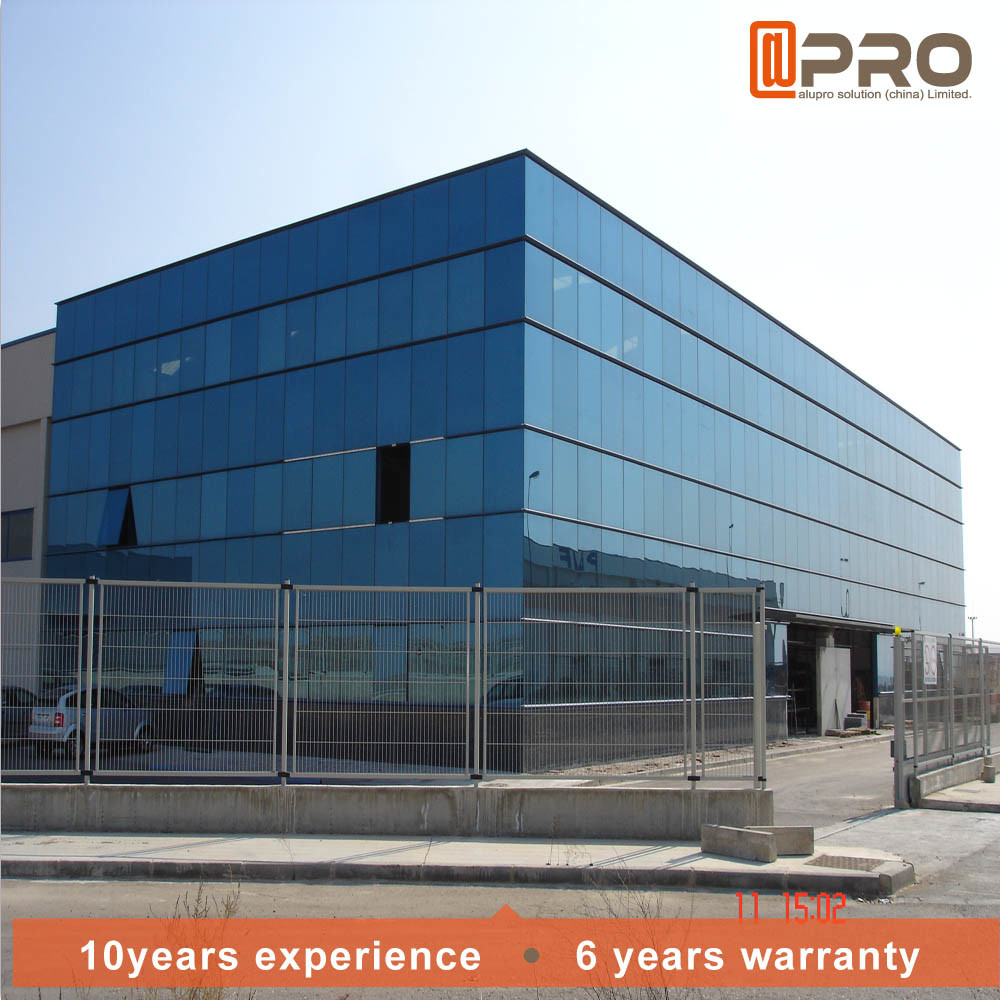 Wholesale Waterproof Storefront Glazing Aluminium Facade Curtain Wall from china suppliers