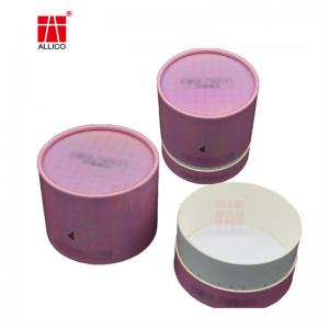 Wholesale CMYK Purple Round Tube Cosmetic Packaging Box For Skin Care Product from china suppliers