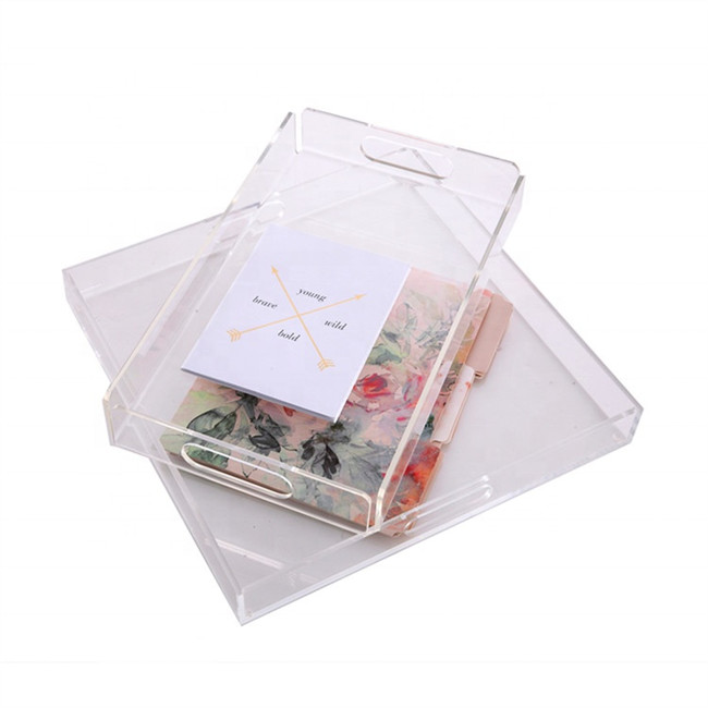Wholesale Lucite Custom Acrylic Fabrication Acrylic Serving Tray Acrylic Sheet Cut To Size from china suppliers