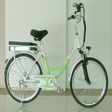 Buy cheap Solar Power Electric Bike/Cheap Bike/New Style Bicycle, 20km/Hour Speed and 24 from wholesalers