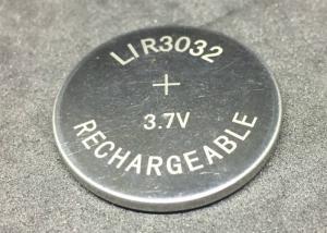 Wholesale Rechargeable LIR3032   Li Ion Button Battery  110mAh Low Power Consumption from china suppliers