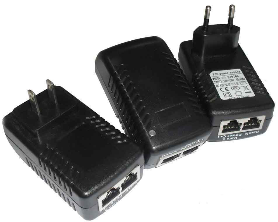 Wholesale 1A Single Port Desktop Poe Power Adapter RJ45 48V 48W / Router Power Adapter from china suppliers