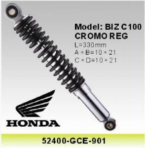 Wholesale Brazil Honda BIZ C100 Rear Shocks , Brazil Motorcycle Shock Absorber C100 cc Cub 300mm Shocks from china suppliers