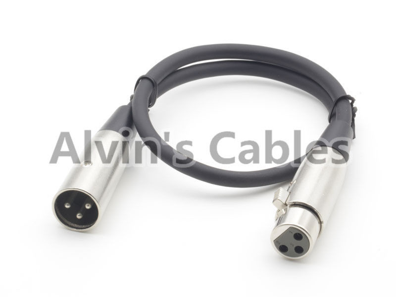 Wholesale MIC Shielded 25cm Camera Audio Cable XLR 3 pin Male To Female For Microphone Audio Cord from china suppliers