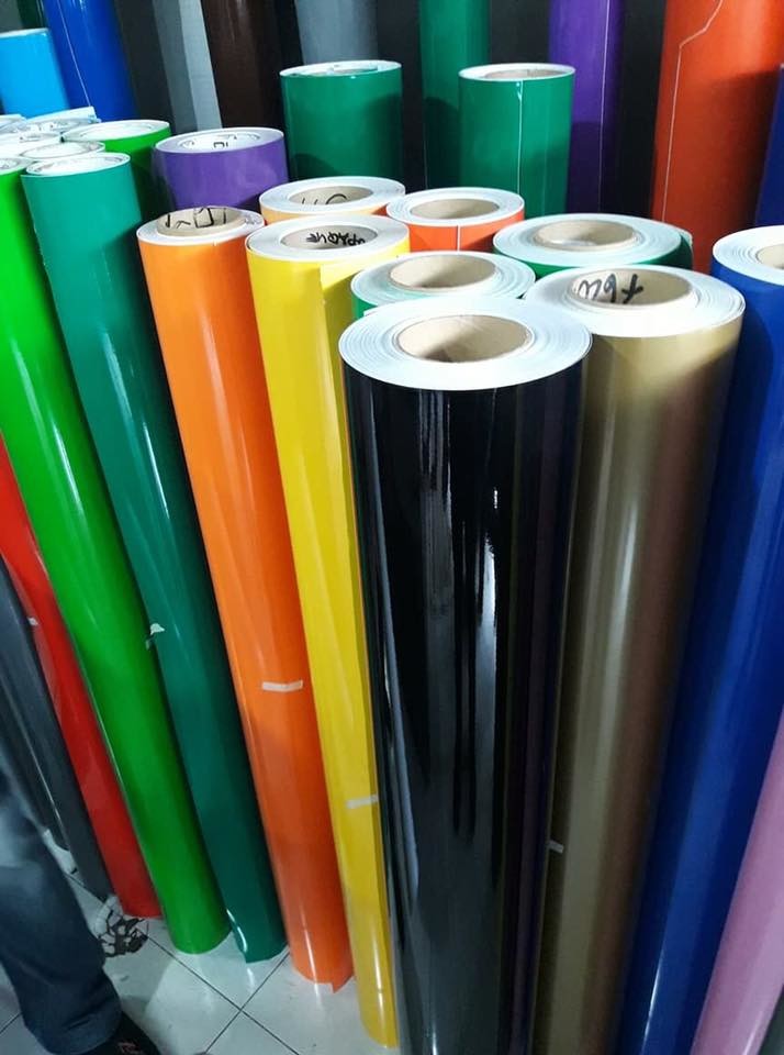 Wholesale 0.08mm Multi Color Vinyl Stickers Permanent Glue Self Adhesive from china suppliers