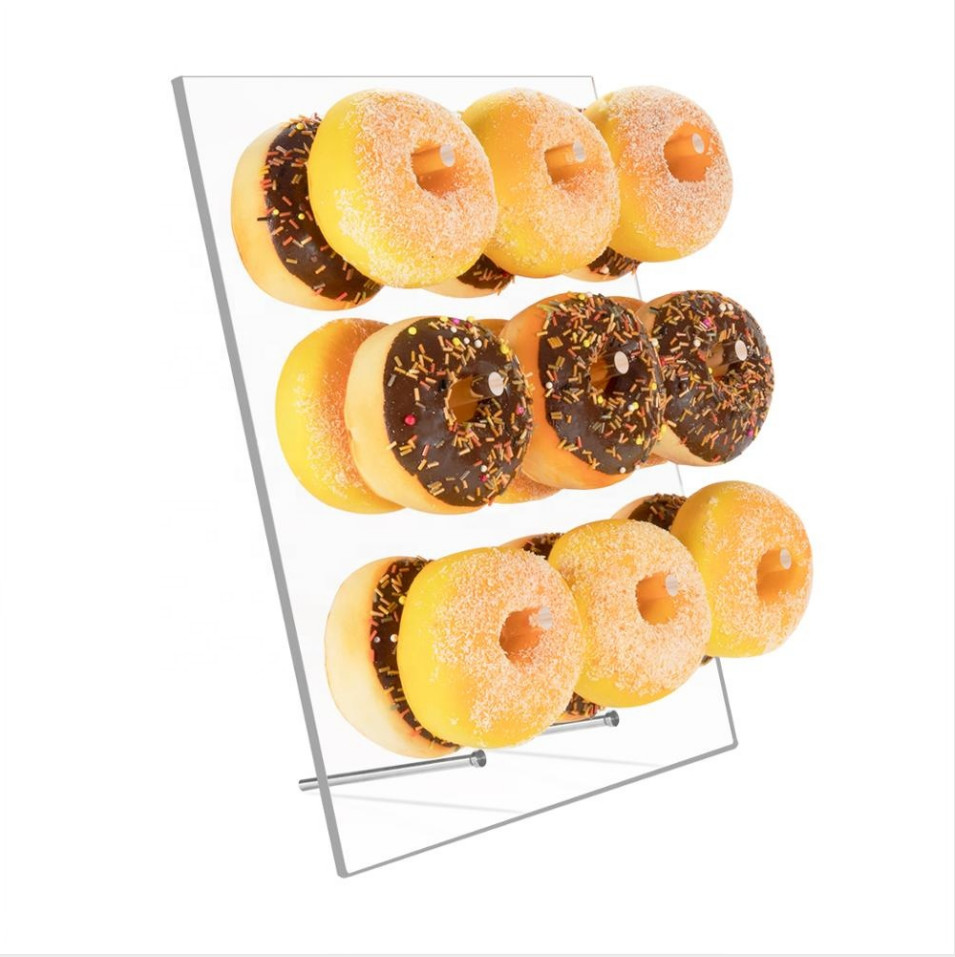 Wholesale OEM ODM 3mm 4mm 5mm 8mm Acrylic Donut Wall Stand from china suppliers