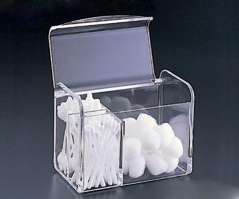 Wholesale Clear Acrylic Cotton Swab Box With Beautiful Shape from china suppliers