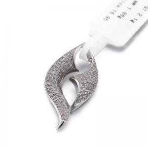 Wholesale Symmetry Conch 925 Silver CZ Pendant 1.88g Womens Silver Pendant Necklace from china suppliers