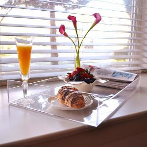 Wholesale Multipurpose Acrylic Tray Display 22Inch Breakfast Serving from china suppliers