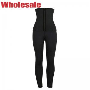 Wholesale Customized Ladies Black Shaping Yoga Leggings Without Waist Belts from china suppliers