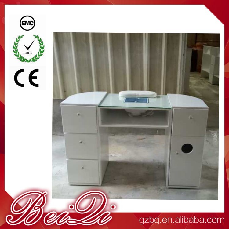 Wholesale Beauty Nail Salon Equipment Wholesale Nail Manicure Table with Vacuum Cheap Manicure Station from china suppliers