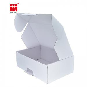 Wholesale B Flute Folding Mailer Boxes , CMYK Shoe Gift Box Web Press from china suppliers
