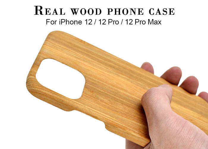 Wholesale Dirt Resistant Engraved Wooden Phone Case For iPhone 12 from china suppliers