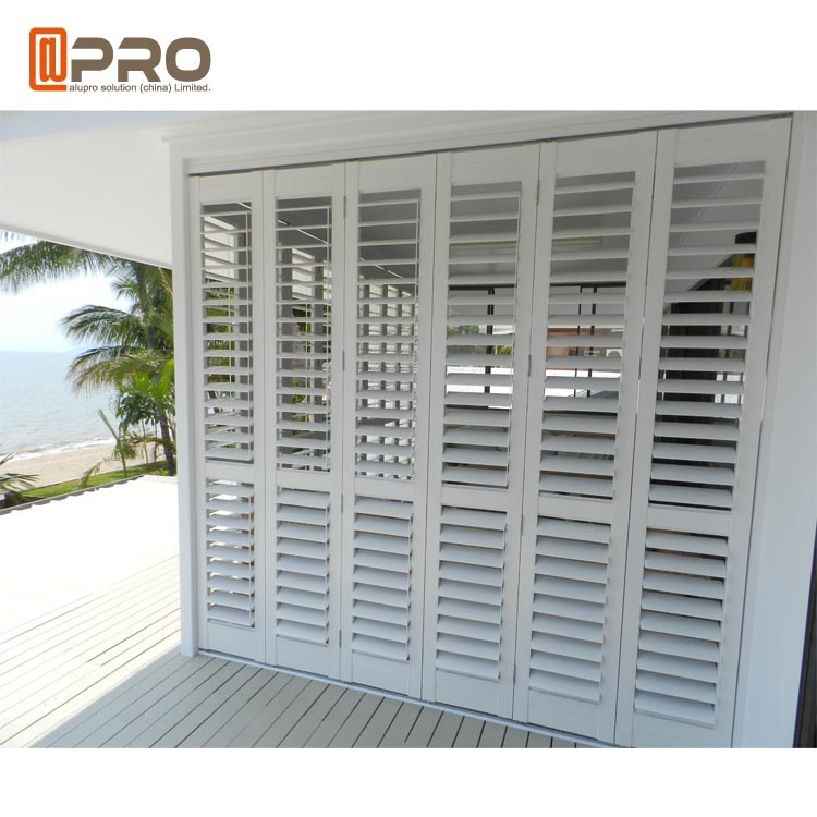 Wholesale White Color Horizontal Fixed Aluminum Louver Window For Commercial House from china suppliers