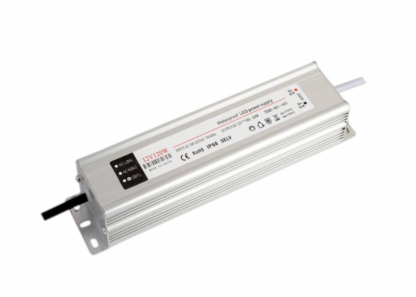 Wholesale PSE UL Certified 120W IP67 Waterproof 12V Power Supply​ 36V LED Driver Transformer 24V Lighting AC DC Adapter from china suppliers