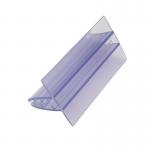 Supermarket Price Tag Holder Plastic Shelf Label Holder Reusable For Wire Shelf