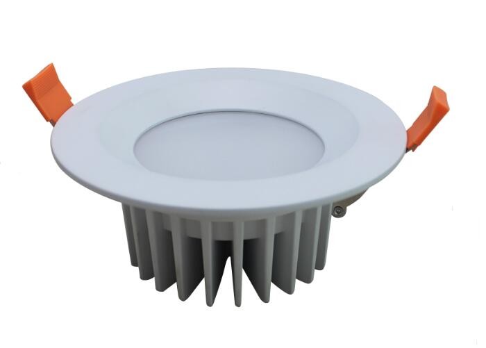 Wholesale 10W Waterproof SMD LED Downlight IP65 Aluminum White Milky Cover 800LM from china suppliers