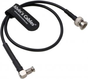 Wholesale Micro-BNC Male High-Density BNC Right-Angle To BNC Male 6G HD SDI Coaxial-Cable For Blackmagic-Video-Assist 75 Ohm 50cm from china suppliers