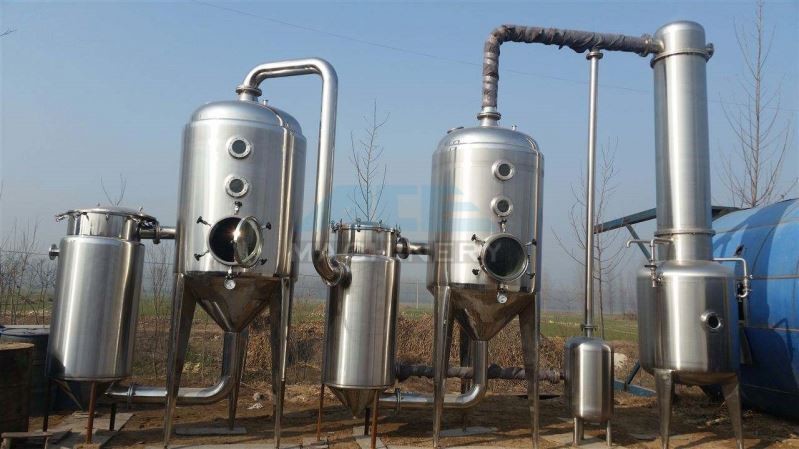 Wholesale Fruit Juice Concentrator Double-Effect Falling Film Thermal Evaporator from china suppliers