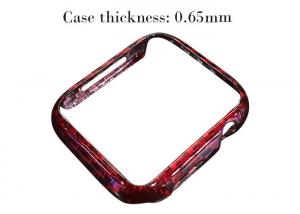 Wholesale Shock Resistant Glossy Red Aramid Fiber Watch Case For Apple from china suppliers