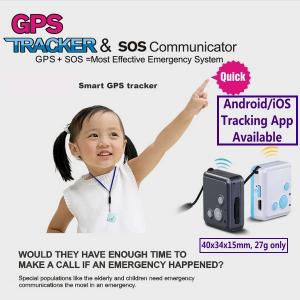 Wholesale V16 Mini GSM GPS Tracker+Child Kids Elderly SOS Button Alarm Transmitter W/ Inbuilt Microphone & Speaker for 2-Way Talk from china suppliers